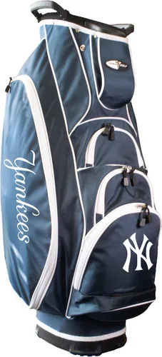 Vista 17 de Team Golf MLB - Divisor de club ligero de 10 vías, soporte de acción de resorte, bolsillo enfriador aislado, guante de velcro y soporte