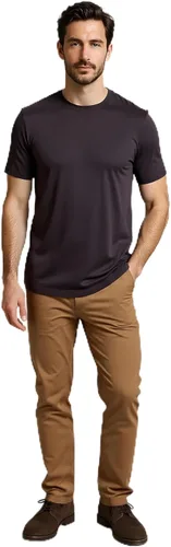 Vista 14 de Camiseta para hombre, sin encogimiento, suave, ajustada, de primera calidad, 100% algodón Supima