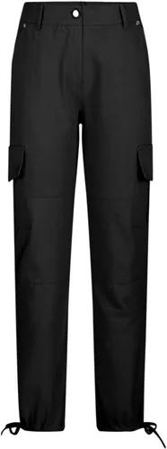 Vista 3 de Pantalones cargo ajustados para mujer, casuales, de cintura alta, para trabajo, pantalones largos de cintura alta, rectos, para senderismo, al aire