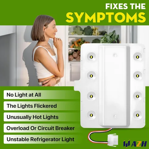 Vista 7 de Reemplazo de luz del módulo LED para refrigerador Whirlpool WRX735SDBH02 WRX735SDBM04 WRX735SDHB00 WRX735SDHV00 WRX735SDHW00 WRX735SDHZ00