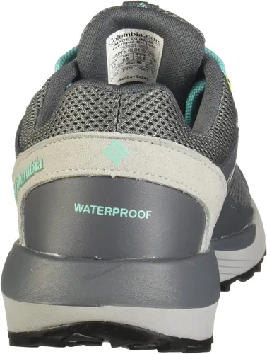 Vista 3 de Columbia Trailstorm - Zapatos de senderismo impermeables para mujer, GrafitoDelfín