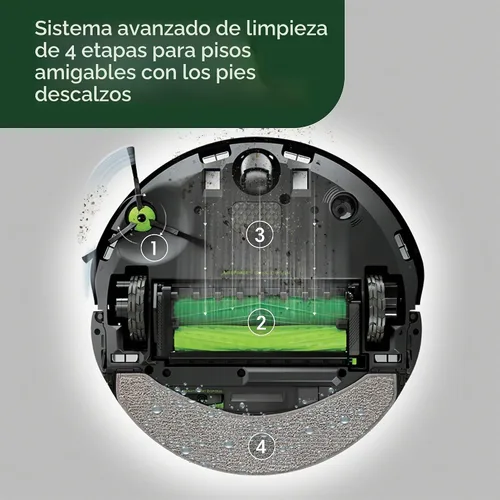Vista 3 de iRobot Roomba Combo 10 Max Robot Aspirador y Trapeador + Base AutoWash