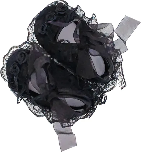 Vista 5 de Niyage Conjunto de ropa para bebé niña con flores, enterito con tutú, bodysuit para fiesta Vestido floral-negro