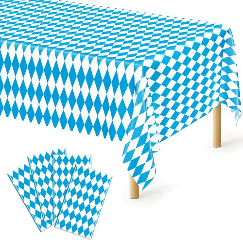 Vista 46 de Suministros de regreso a clases, 2 manteles de 108 x 54 pulgadas, manteles desechables coloridos para el primer día de escuela, rectangular
