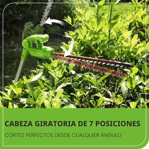 Vista 8 de Greenworks Sierra de poste de 40V de 8" + Cortasetos de poste, batería de 2.0Ah (Gen 1)