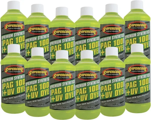 Vista 5 de TSI Supercool P100-8D Aceite PAG Viscosidad 100 con tinte U/V 8 onzas 1-Pack