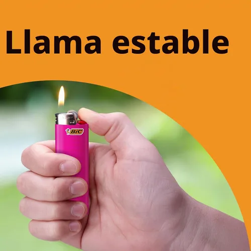 Vista 5 de BIC Maxi encendedores de bolsillo, fiables y duraderos, varios colores, paquete de 12