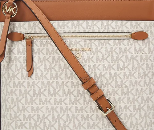 Vista 4 de Michael Kors Jet Set Charm - Bolso cruzado plano grande NorteSur