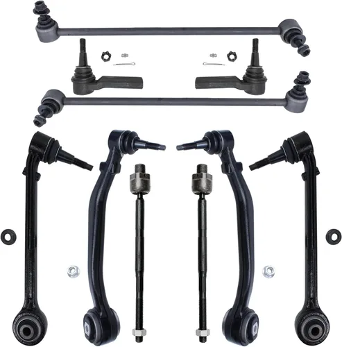 Vista 410 de Detroit Axle - Kit de suspensión frontal de 10 piezas para Dodge Avenger 2008-2014, Chrysler Sebring 2007-2010, 2 brazos de control inferiores, 2