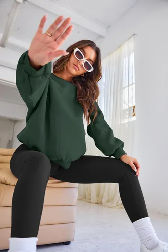 Vista 23 de EFAN Sudaderas de gran tamaño con cuello redondo Y2K para mujer, sudaderas con capucha para otoño, moda 2025, ropa para adolescentes y niñas, lindo