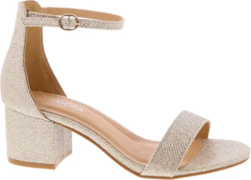 Vista 10 de TOP Moda Darcie-1 Sandalias de Tacón Alto Elegantes con Correa al Tobillo, Suela Antideslizante, Para Bodas, Fiestas, Graduación, Ropa de Noche