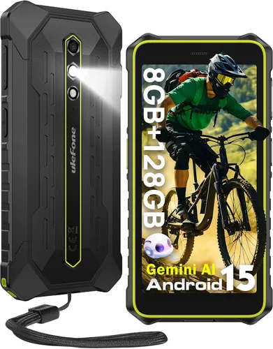 Vista 14 de Ulefone RugKing 2 Pro - Teléfono resistente, 8 (4+4) GB+64 GB Octa-Core, 4500 mAh, teléfono impermeable Android 16, pantalla HD+ Corning Gorilla