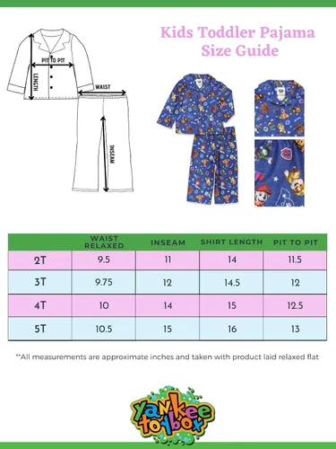 Vista 2 de Conjunto de pijama de franela para niños pequeños de Paw Patrol