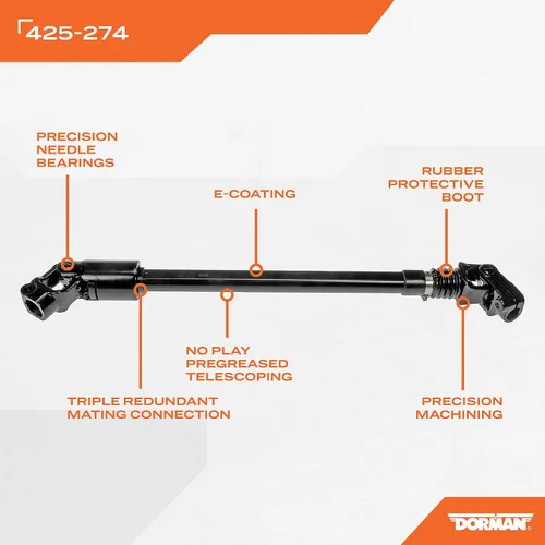 Vista 2 de Dorman Eje de dirección 425-274 compatible con modelos Jeep seleccionados