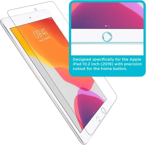 Vista 3 de Tech Armor Matte Anti-Glare/Anti-Fingerprint Film Screen Protector Designed for Apple iPad 10.2 Inch 2021, 2020 and 2019 2 Pack