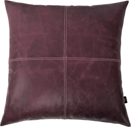 Vista 14 de Funda de almohada de cuero de cordero 100% cuero de cordero – Funda de cojín para sofá – Fundas decorativas para sala de estar y dormitorio, cuero
