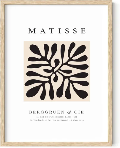 Vista 28 de HAUS AND HUES Matisse - Lámina de arte moderno minimalista - Arte de pared estético de Henri Matisse, póster abstracto para cuarto de dormitorio