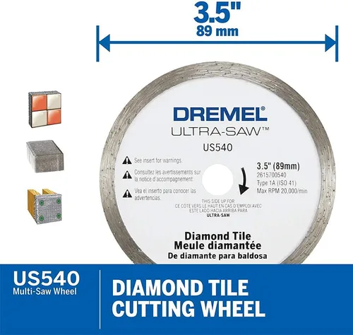 Vista 4 de Dremel US20V-01 20V MAX Kit de herramientas de sierra compacta inalámbrica (renovado)