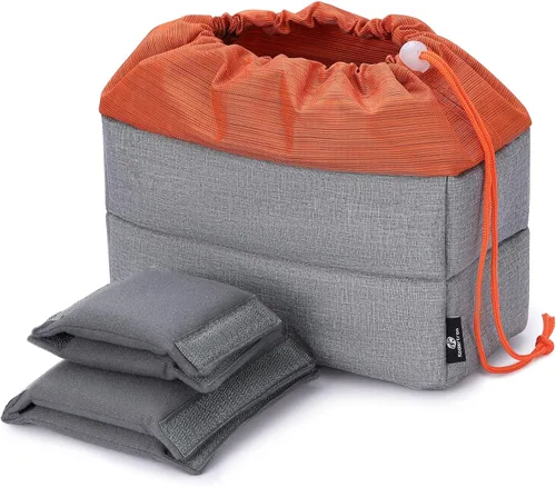 Vista 22 de Bolso a prueba de golpes Koolertron para cámaras DSLR o SLR. Separadores acolchados para personalizar el bolso.