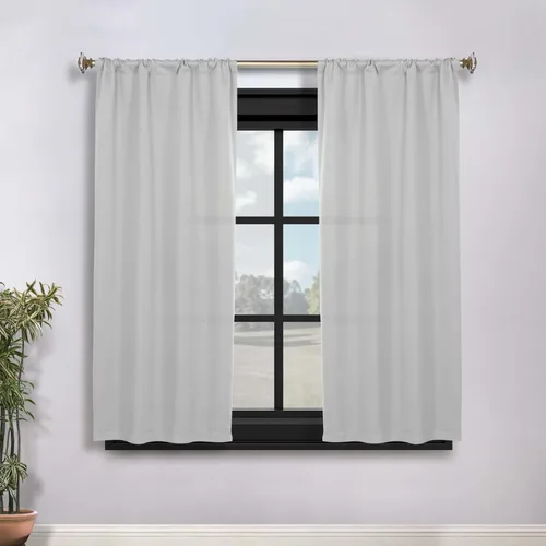 Vista 124 de Superior Cortinas Opacas, Oscurecimiento de Habitación, Dormitorio, Cortinas, Cocina, Acentos de Ventana de Sala de Estar, Bloqueo Solar, Térmico