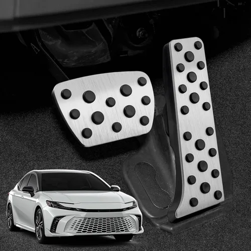 Vista 9 de CKE Cubiertas antideslizantes para pedal de pie para Toyota Camry 2025 2026 - Rojo