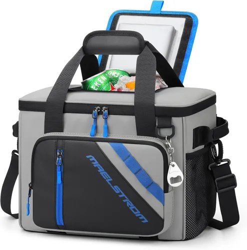 Vista 11 de Maelstrom 30 Can Collapsible Soft Cooler Bag with Quick Access Opening 5-layer Insulation,16h Cold, Leakproof, Waterproof, Multiple Pockets