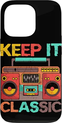 Vista 10 de Keep It Classic Radio 80s 90s Retro Vintage Cassette Player Funda para iPhone 17