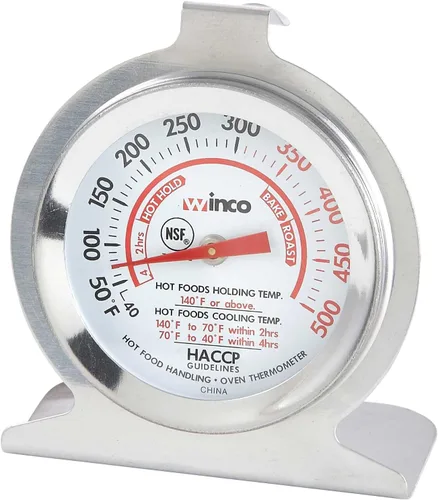 Vista 5 de Winco Termómetro digital de esfera de 1-1/4 pulgadas con sonda de 4-3/4 pulgadas