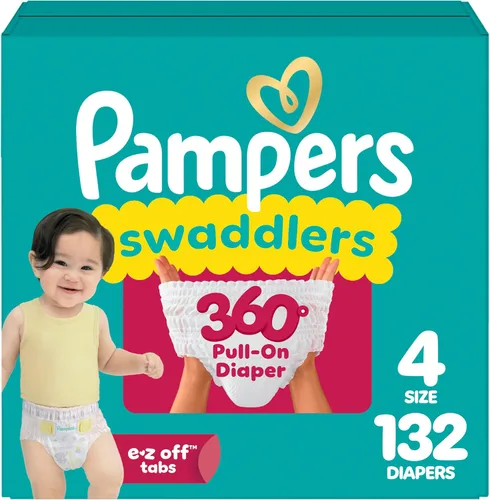 Vista 19 de Pañales Pampers - Swaddlers 360° - Talla 3, 70 unidades, hasta 100% de protección contra fugas, ajuste cómodo y seco, diseñado para cambios fáciles