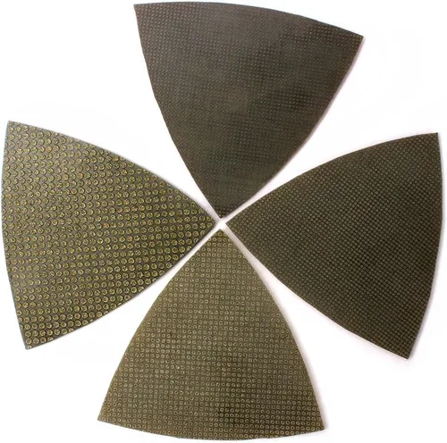 Vista 9 de Z-Lion Grano de lijado triangular galvanizado diamante 60 para herramientas oscilantes