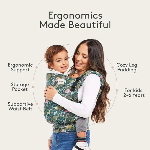 Vista 8 de Baby Tula - Portabebés ergonómico de lino