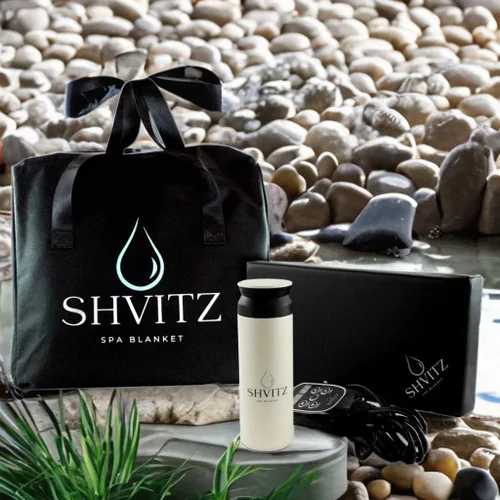 Vista 8 de Manta de sauna infrarroja Shvitz - Sauna portátil para terapia de infrarrojos lejanos en casa para desintoxicar y relajar tu cuerpo y mente