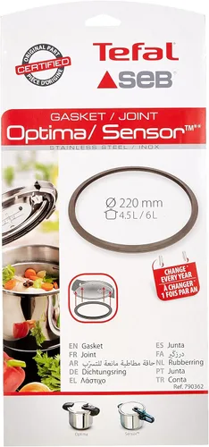 Vista 3 de Seb 790362 Diámetro del sello 22 Acero Inoxidable 4,5/6 L Óptima/Sensor 1