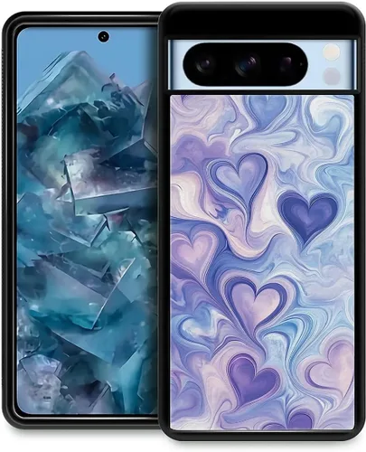 Vista 317 de Compatible con Google Pixel 4A 5G Mobile Case Creative Acrylic Back Panel Silicona Edge Case Slim Protección Especialmente para Google Pixel 4A 5G