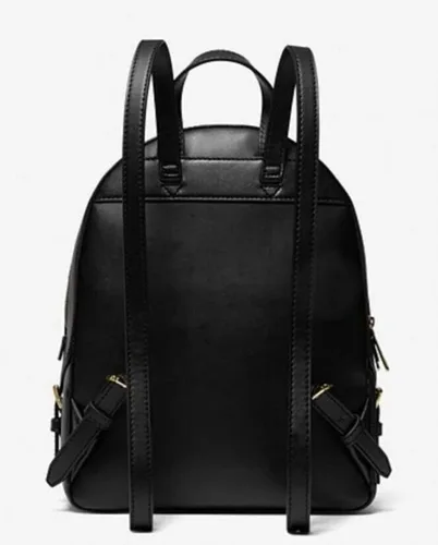 Vista 5 de Michael Kors Jaycee Medium Logo Backpack (Black)