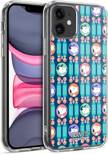 Vista 138 de Head Case Designs Snoopy Deco Dreams - Funda de gel suave con licencia oficial de Peanuts Blue Pattern compatible con Apple iPhone 7 Plus/iPhone 8