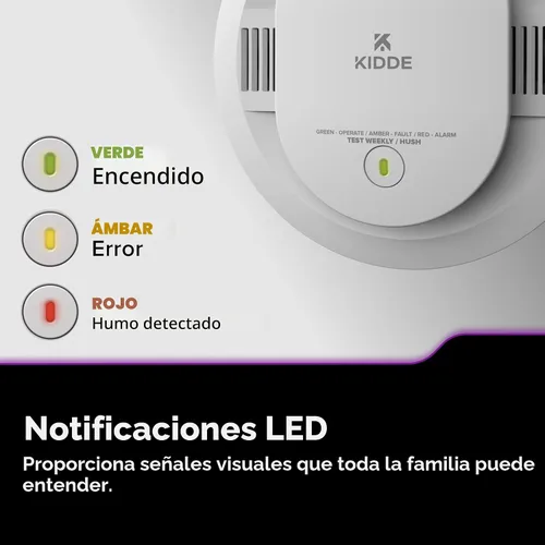 Vista 12 de Kidde Detector inteligente de humo y monóxido de carbono habilitado por la aplicación Kidde con cableado, respaldo de batería AA, alertas de voz