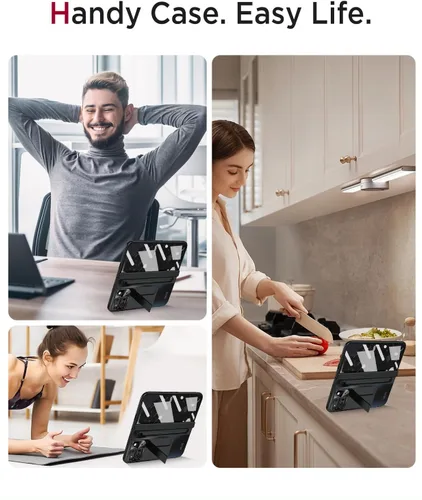 Vista 6 de Miimall Funda plegable para Google Pixel 10 Pro con soporte para bolígrafo y bolígrafo, funda para Google Pixel Fold 10, protector de pantalla
