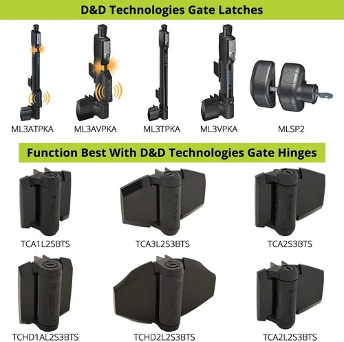 Vista 10 de Negro magnalatch Series 3 Top Pull piscina seguridad puerta Latch-ML3TPKA