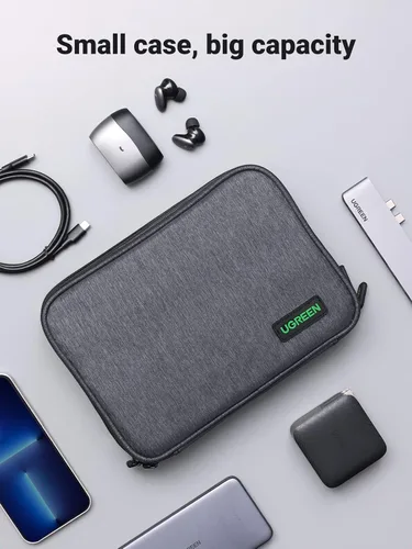 Vista 7 de UGREEN Paquete de estuche para auriculares con bolsa organizadora de viaje