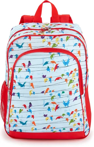 Vista 2 de Mochila exclusiva de Amazon para niños, pájaros (compatible con tablet Kids Fire de 7, 8 y 10 pulgadas y Kindle Kids Edition)