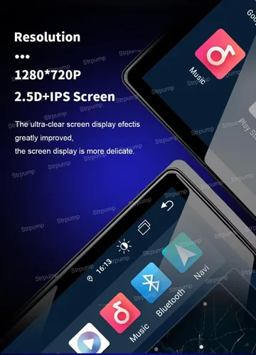Vista 3 de Radio estéreo de coche de 9 pulgadas, 4+64 GB, Android de 10 pulgadas, compatible con KIA Forte (MT) 2008-2013 Cerato 2, unidad principal