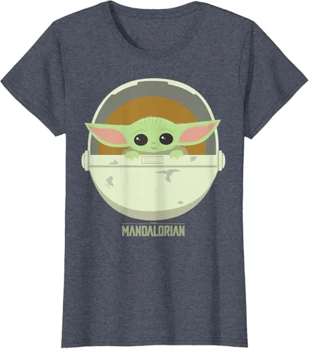Vista 12 de Star Wars The Mandalorian The Child Bassinet - Camiseta con retrato Negro