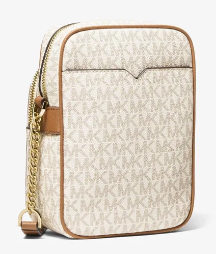 Vista 7 de Michael Kors Jet Set Travel Signature Bolsa mediana de PVC para vuelo