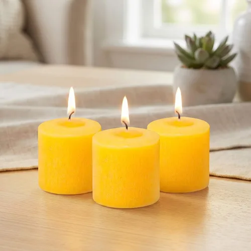 Vista 3 de Richland Tealight paquete de 100 velas de té de duración de 7 horas, color blanco Higlow Plata