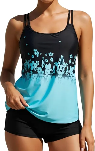 Vista 7 de B2prity Traje de baño de una pieza para mujer, con control de abdomen, cruzado frontal, adelgazante, cuello en V, monokini