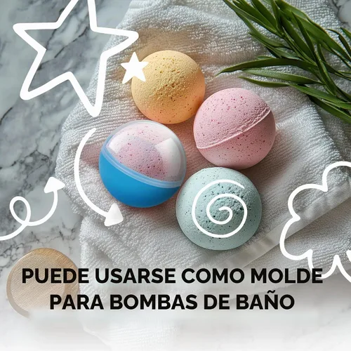 Vista 7 de Máquina expendedora de cápsulas, cápsulas redondas translúcidas vacías 7 piezas de 3.9 pulgadas – Cápsulas de máquina de chicles para cesta