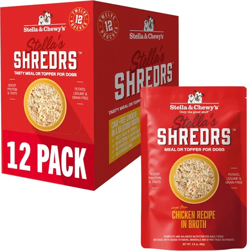 Vista 22 de Stella & Chewy's Tiras de Carne de Res Alimentada con Pasto y Pollo - Bolsas de Comida Premium para Perros - Perfectas Para Comedores Exigentes
