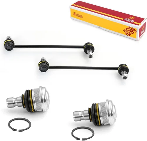 Vista 271 de Metrix Premium Chassis Parts - Juego de 4 piezas de articulación de rótula superior y barra estabilizadora delantera para Ford Ranger RWD 1998-2011