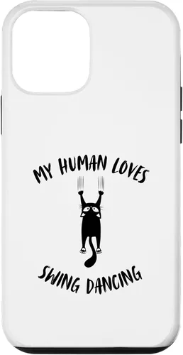 Vista 16 de My Human Loves Swing Dancing - Cat Parent Hobby Lover Case for iPhone 16